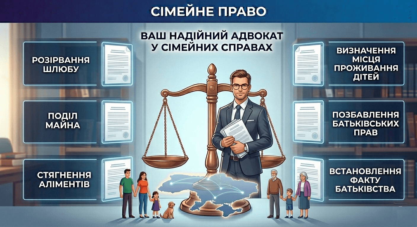 Інфографіка про сімейне право
